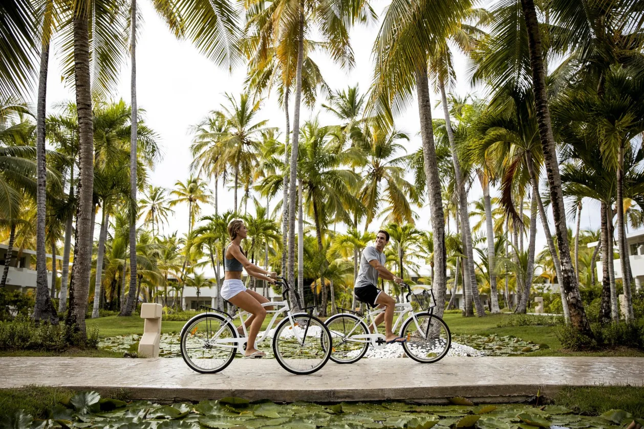 Best Caribbean Spa & Wellness Resort Meliá Punta Cana Beach biking